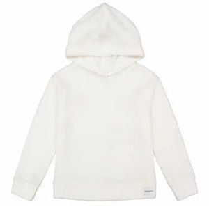 Calvin Klein Youth 2-piece Set White Plush top and grey Leggings M 10/12 (kms1)